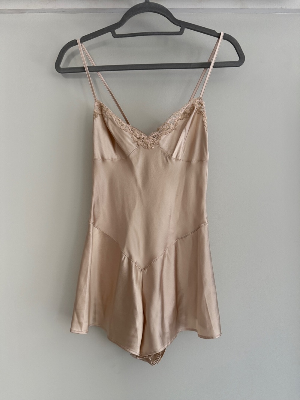 FeLiNa Silk Lace Romper Teddy